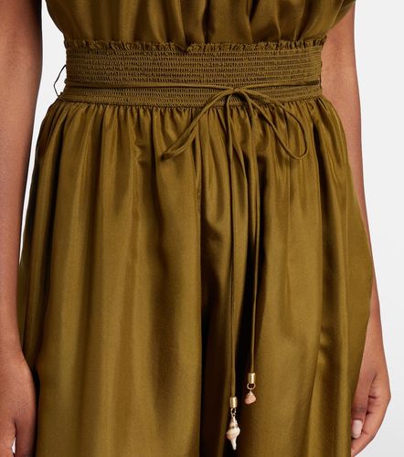Pantalones globo cropped Mahon de seda - Zimmermann - Modalova