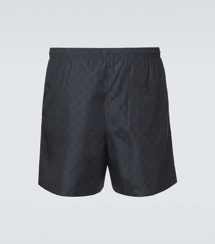 Gucci GG poplin swim trunks - Gucci - Modalova