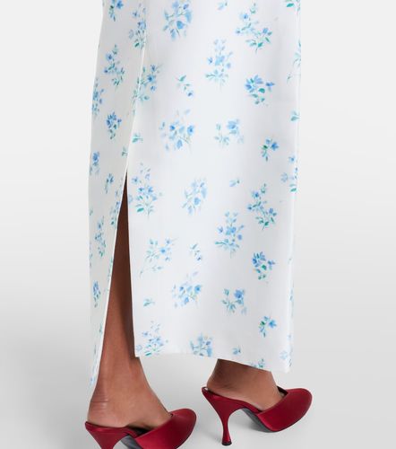 Gonna sottoveste in cotone e seta floreale - Shushu/Tong - Modalova