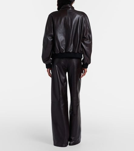 Pantalones anchos Coda de piel - Nour Hammour - Modalova