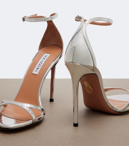 Nuda mirrored leather sandals - Aquazzura - Modalova