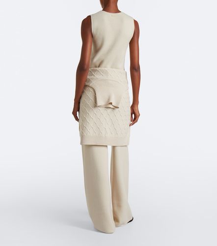 Pantaloni in lana e cashmere a gamba larga - Max Mara - Modalova