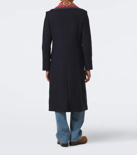Double-breasted wool-blend twill coat - Dries Van Noten - Modalova