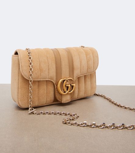 GG Marmont Mini suede shoulder bag - Gucci - Modalova