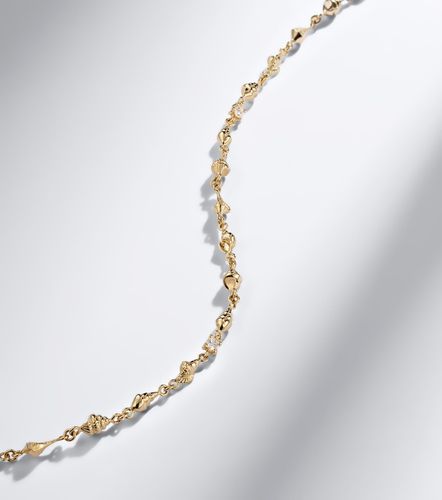 Tobillera Shell By The Yard de oro de 18 ct con diamantes - Anita Ko - Modalova