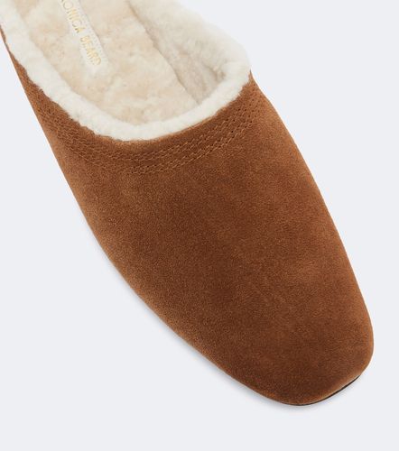 Narcisa shearling-lined suede mules - Veronica Beard - Modalova