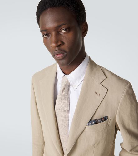 Corbata en punto de lino - Thom Sweeney - Modalova