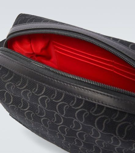 Pouch Zip N Flap en jacquard con logo - Christian Louboutin - Modalova