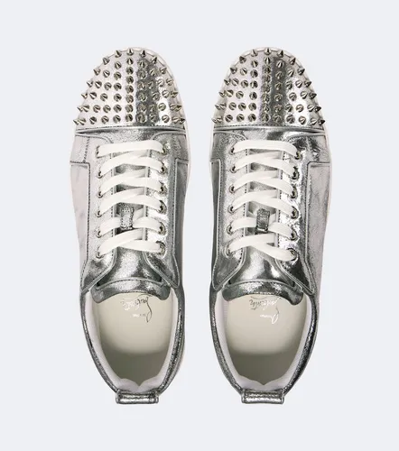 Louis Junior metallic leather sneakers - Christian Louboutin - Modalova