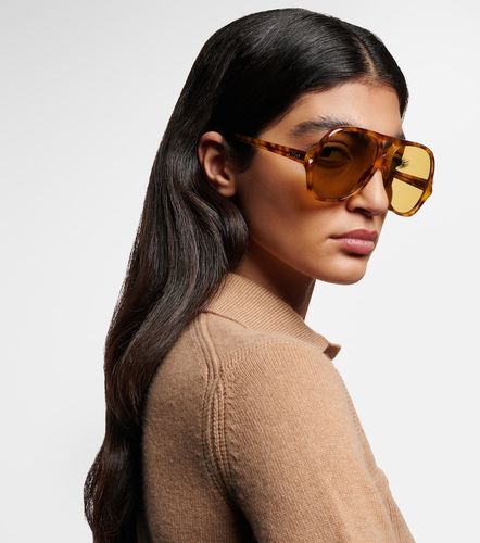Chloe Logo aviator sunglasses - Chloe - Modalova