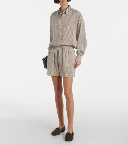 Bermudas en mezcla de lino y seda - Brunello Cucinelli - Modalova