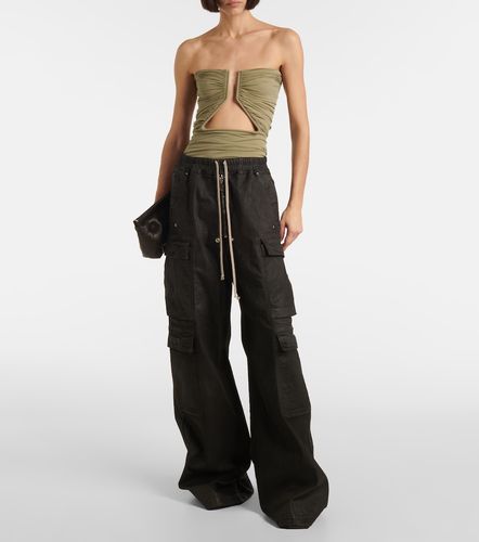Hollywood gathered jersey top - Rick Owens - Modalova