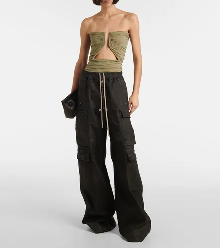 Hollywood gathered jersey top - Rick Owens - Modalova