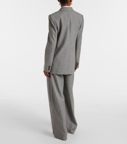 Double-breasted wool-blend twill blazer - Vince - Modalova