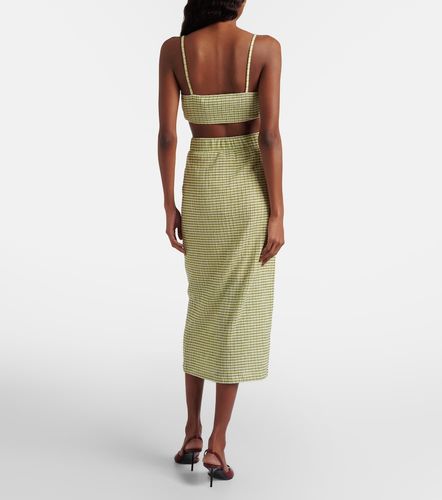 Vince Gingham midi skirt - Vince - Modalova