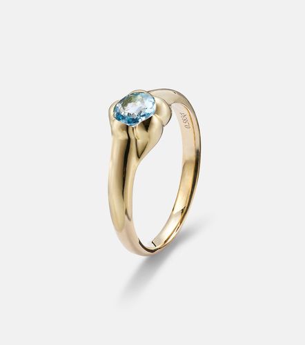 Anillo Morrison de oro de 14 ct con topacio - Stone and Strand - Modalova