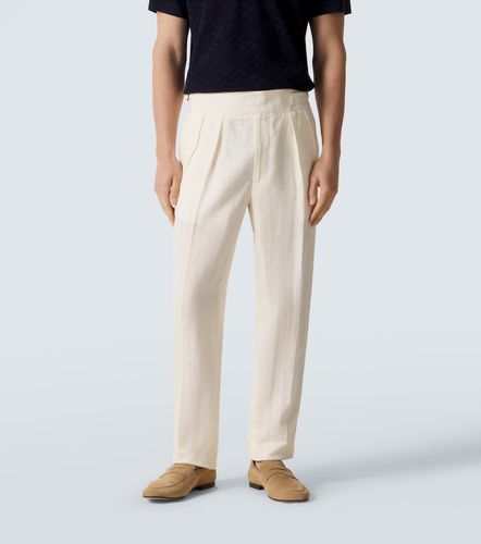 Rubinacci Pantaloni tapered in lino - Rubinacci - Modalova