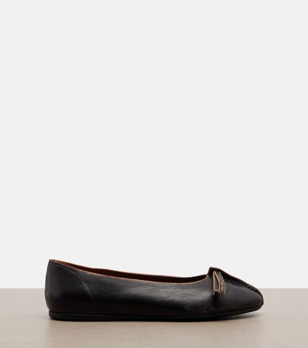Prada Leather ballet flats - Prada - Modalova
