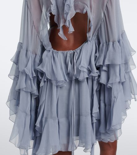 Chloe Ruffled silk muslin minidress - Chloe - Modalova