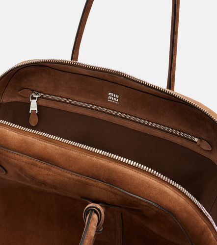 Borsa bowling Vivant Large in suede - Miu Miu - Modalova