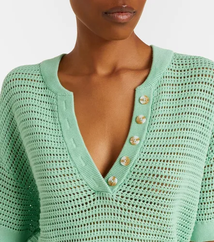 Varley Callie open-knit cotton top - Varley - Modalova