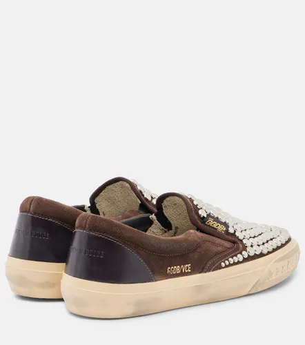 VCE studded suede slip-on sneakers - Golden Goose - Modalova
