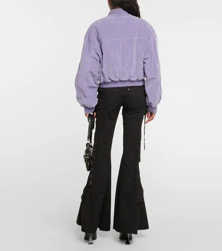 Blumarine Velvet bomber jacket - Blumarine - Modalova