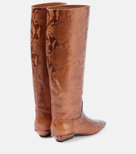 Botas Bettina de piel grabada - Paris Texas - Modalova