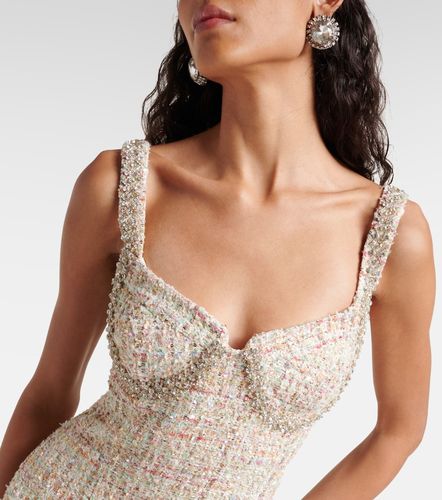 Embellished boucle minidress - Self-Portrait - Modalova