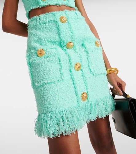Balmain Minirock aus Tweed - Balmain - Modalova