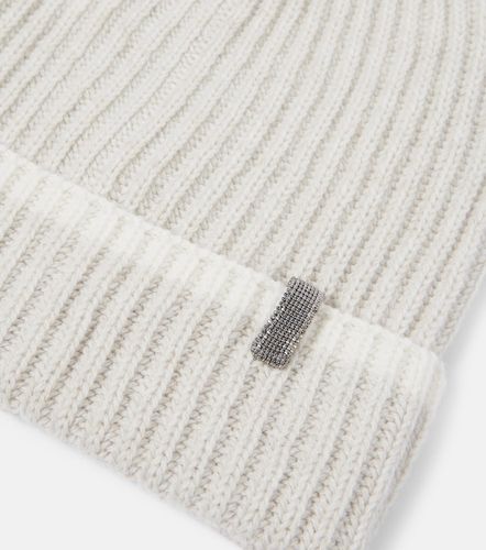 Gorro de cachemir con cuentas Monili - Brunello Cucinelli - Modalova