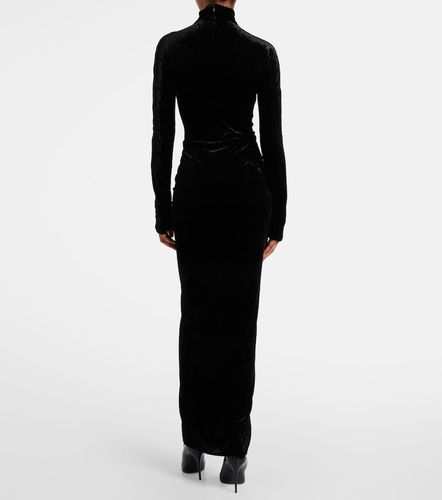 Alaïa Maxikleid aus Samt - Alaia - Modalova