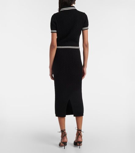 Polo trenzado de algodón - Alessandra Rich - Modalova