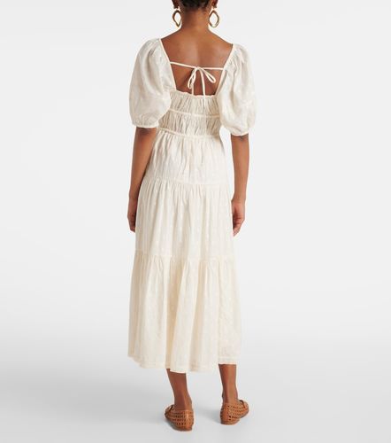 Abito lungo Palma in cotone arricciato - Ulla Johnson - Modalova