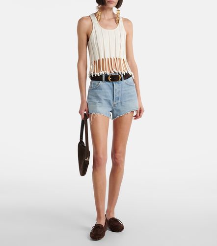 Ridley high-rise denim shorts - Agolde - Modalova