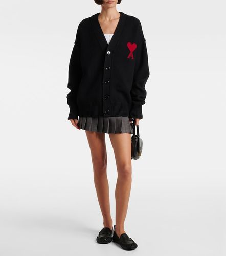 Ami de Cour virgin wool cardigan - Ami Paris - Modalova