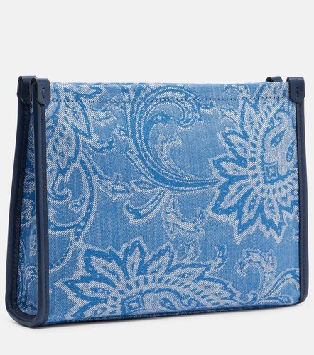 Pouch Eyes Mini de denim de jacquard - Etro - Modalova