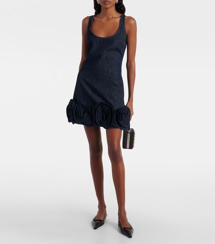 Vestido bustier de denim de algodón - Self-Portrait - Modalova