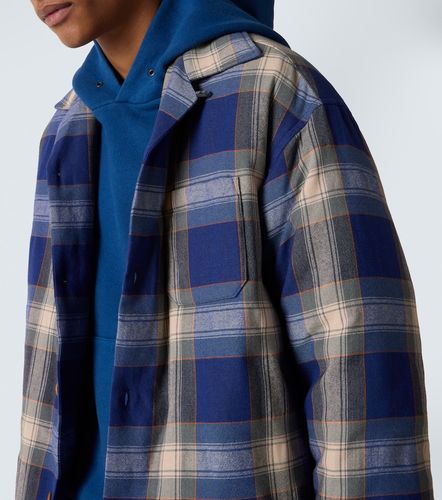 Piumino Keesey in lana e lino a quadri - Visvim - Modalova