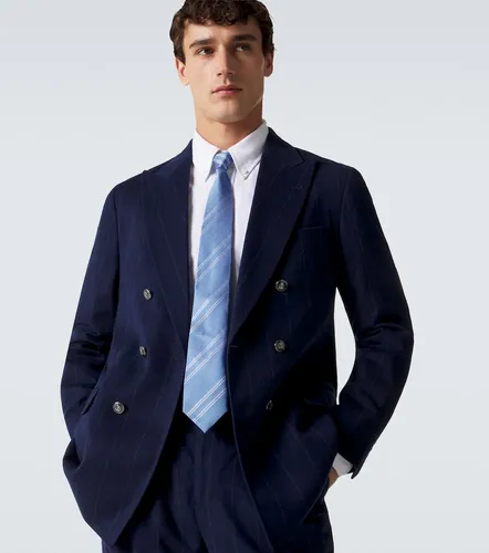 Brunello Cucinelli Striped silk tie - Brunello Cucinelli - Modalova
