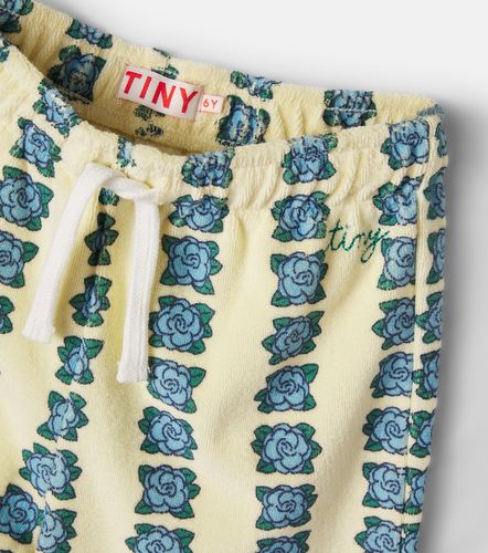 Pantalones anchos de rizo de algodón bordados - Tinycottons - Modalova