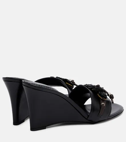 Mules Anee in pelle con zeppa - Isabel Marant - Modalova