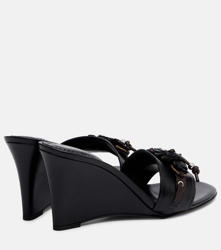 Wedge-Pantoletten Anee aus Leder - Isabel Marant - Modalova