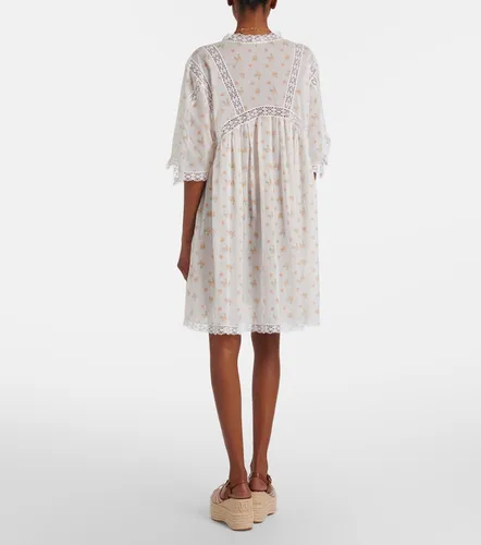 Chloe Floral cotton voile minidress - Chloe - Modalova