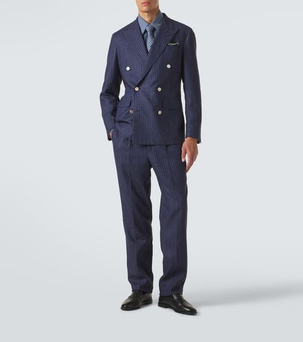 Dunhill Striped linen tapered pants - Dunhill - Modalova