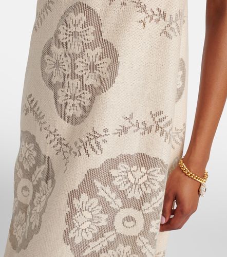 Abito lungo VGold in misto cotone - Valentino - Modalova