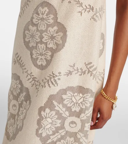 Maxikleid VGold aus einem Baumwollgemisch - Valentino Garavani - Modalova