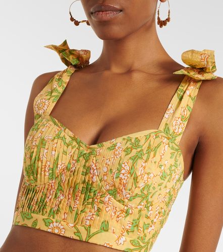 Top cropped Carla in cotone plissé - Poupette St Barth - Modalova
