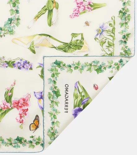 Ferragamo Floral silk scarf - Ferragamo - Modalova