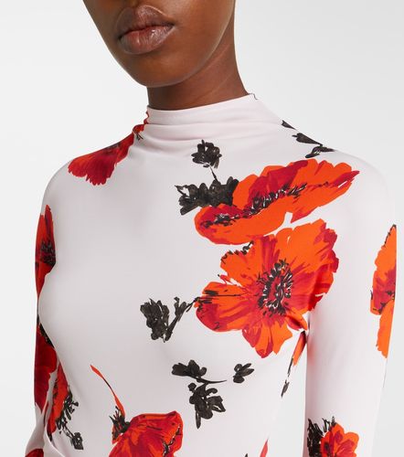 Alaia Floral jersey bodysuit - Alaia - Modalova